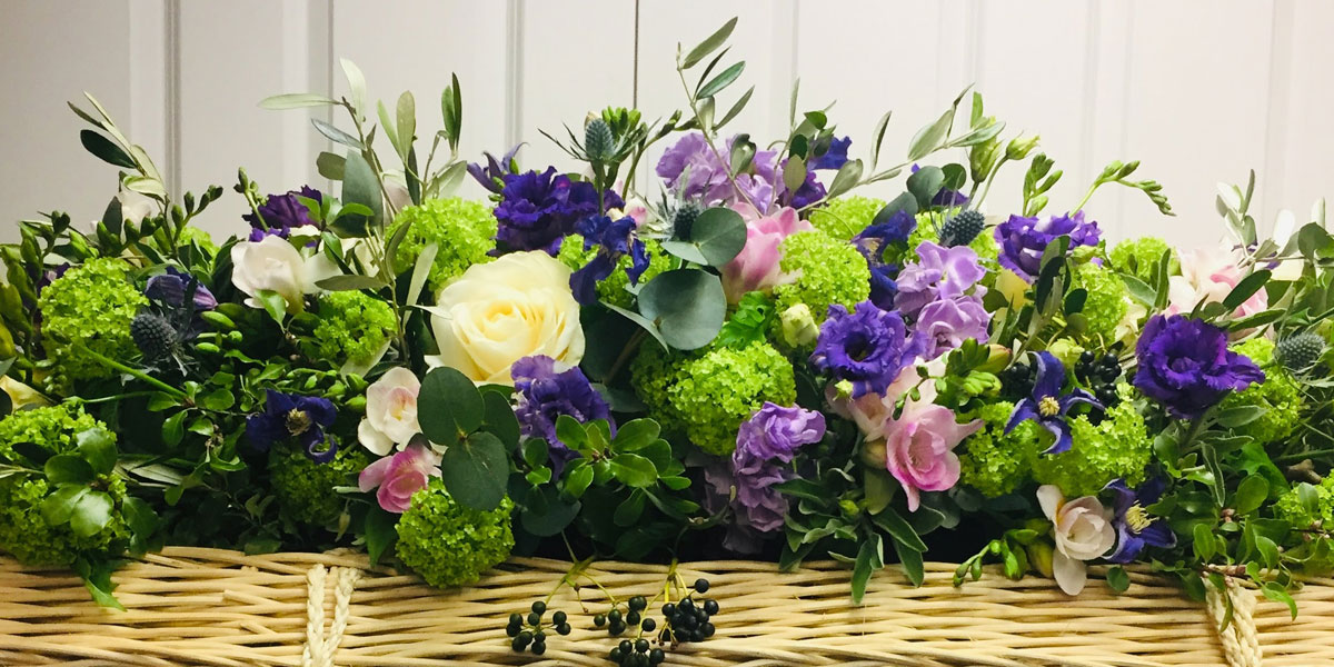 Funeral flowers White Rose Modern Funerals