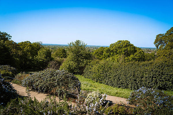 Pembroke Lodge, Richmond Park - view over SW London