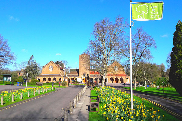 Entrance to South West Middlesex Crematorium 