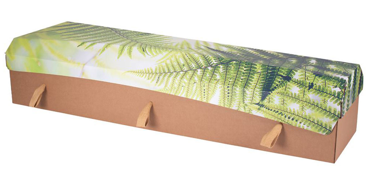 coffin outside the box printed